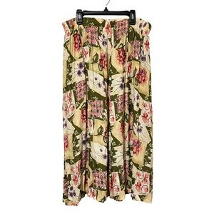 Vintage Lisa Josephs Floral Flowy Skirt